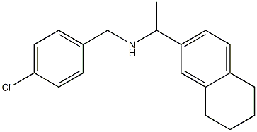 [(4-chlorophenyl)methyl][1-(5,6,7,8-tetrahydronaphthalen-2-yl)ethyl]amine Structure