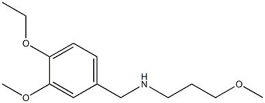 [(4-ethoxy-3-methoxyphenyl)methyl](3-methoxypropyl)amine Struktur