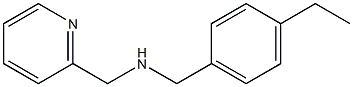 [(4-ethylphenyl)methyl](pyridin-2-ylmethyl)amine 化学構造式