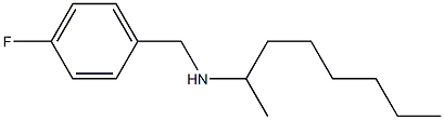[(4-fluorophenyl)methyl](octan-2-yl)amine 结构式