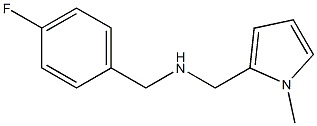 [(4-fluorophenyl)methyl][(1-methyl-1H-pyrrol-2-yl)methyl]amine Structure