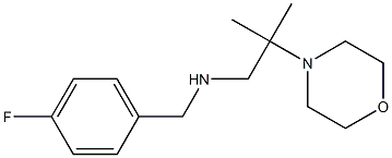 [(4-fluorophenyl)methyl][2-methyl-2-(morpholin-4-yl)propyl]amine|