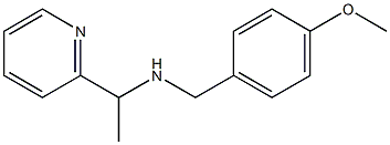 [(4-methoxyphenyl)methyl][1-(pyridin-2-yl)ethyl]amine Struktur