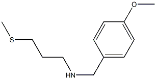 [(4-methoxyphenyl)methyl][3-(methylsulfanyl)propyl]amine Structure