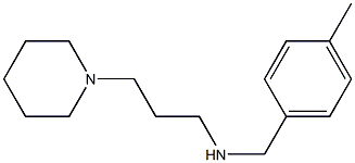 [(4-methylphenyl)methyl][3-(piperidin-1-yl)propyl]amine Struktur