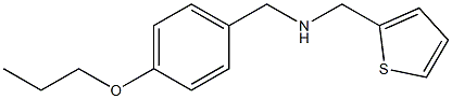 [(4-propoxyphenyl)methyl](thiophen-2-ylmethyl)amine