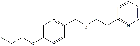 [(4-propoxyphenyl)methyl][2-(pyridin-2-yl)ethyl]amine|