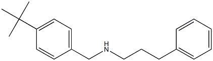 [(4-tert-butylphenyl)methyl](3-phenylpropyl)amine Struktur