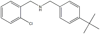 [(4-tert-butylphenyl)methyl][(2-chlorophenyl)methyl]amine,,结构式