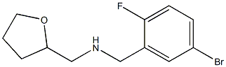 [(5-bromo-2-fluorophenyl)methyl](oxolan-2-ylmethyl)amine 结构式