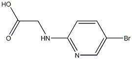 [(5-bromopyridin-2-yl)amino]acetic acid 化学構造式