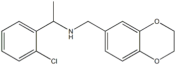 [1-(2-chlorophenyl)ethyl](2,3-dihydro-1,4-benzodioxin-6-ylmethyl)amine
