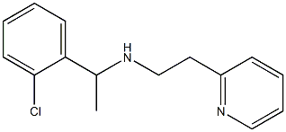 [1-(2-chlorophenyl)ethyl][2-(pyridin-2-yl)ethyl]amine Structure