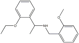 [1-(2-ethoxyphenyl)ethyl][(2-methoxyphenyl)methyl]amine|