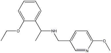 [1-(2-ethoxyphenyl)ethyl][(6-methoxypyridin-3-yl)methyl]amine