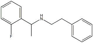 [1-(2-fluorophenyl)ethyl](2-phenylethyl)amine Structure