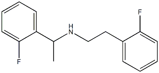 [1-(2-fluorophenyl)ethyl][2-(2-fluorophenyl)ethyl]amine 结构式