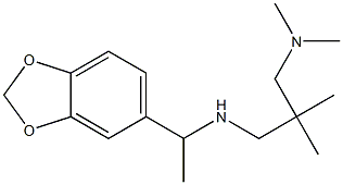 [1-(2H-1,3-benzodioxol-5-yl)ethyl]({2-[(dimethylamino)methyl]-2-methylpropyl})amine