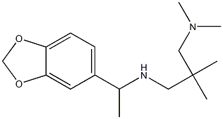 [1-(2H-1,3-benzodioxol-5-yl)ethyl]({2-[(dimethylamino)methyl]-2-methylpropyl})amine|