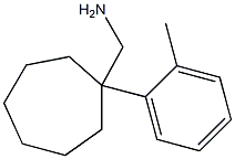 [1-(2-methylphenyl)cycloheptyl]methanamine 结构式