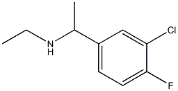  [1-(3-chloro-4-fluorophenyl)ethyl](ethyl)amine