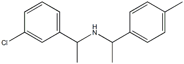 [1-(3-chlorophenyl)ethyl][1-(4-methylphenyl)ethyl]amine