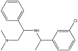 [1-(3-chlorophenyl)ethyl][2-(dimethylamino)-1-phenylethyl]amine|