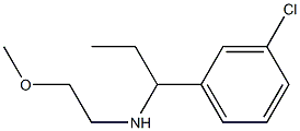 [1-(3-chlorophenyl)propyl](2-methoxyethyl)amine|