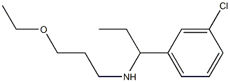 [1-(3-chlorophenyl)propyl](3-ethoxypropyl)amine|