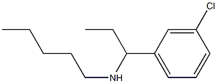 [1-(3-chlorophenyl)propyl](pentyl)amine|