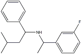 [1-(3-fluorophenyl)ethyl](3-methyl-1-phenylbutyl)amine
