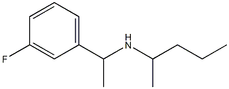 [1-(3-fluorophenyl)ethyl](pentan-2-yl)amine 结构式