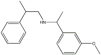 [1-(3-methoxyphenyl)ethyl](2-phenylpropyl)amine