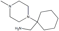 [1-(4-methylpiperazin-1-yl)cyclohexyl]methylamine Structure