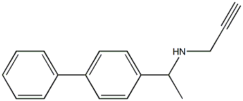 [1-(4-phenylphenyl)ethyl](prop-2-yn-1-yl)amine
