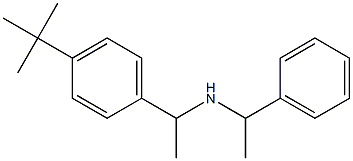 [1-(4-tert-butylphenyl)ethyl](1-phenylethyl)amine Structure