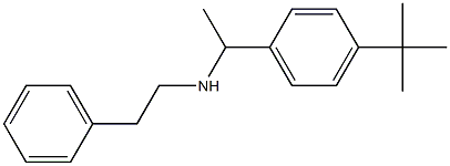 [1-(4-tert-butylphenyl)ethyl](2-phenylethyl)amine Structure