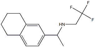 [1-(5,6,7,8-tetrahydronaphthalen-2-yl)ethyl](2,2,2-trifluoroethyl)amine Structure