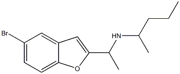 [1-(5-bromo-1-benzofuran-2-yl)ethyl](pentan-2-yl)amine Struktur