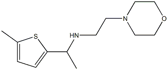 [1-(5-methylthiophen-2-yl)ethyl][2-(morpholin-4-yl)ethyl]amine,,结构式