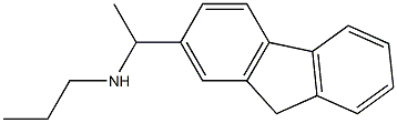 [1-(9H-fluoren-2-yl)ethyl](propyl)amine,,结构式