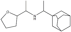 [1-(adamantan-1-yl)ethyl][1-(oxolan-2-yl)ethyl]amine 化学構造式