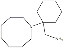 [1-(azocan-1-yl)cyclohexyl]methanamine,,结构式