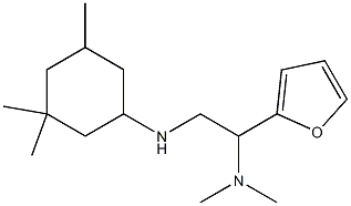 [1-(furan-2-yl)-2-[(3,3,5-trimethylcyclohexyl)amino]ethyl]dimethylamine Struktur