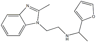  [1-(furan-2-yl)ethyl][2-(2-methyl-1H-1,3-benzodiazol-1-yl)ethyl]amine