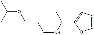 [1-(furan-2-yl)ethyl][3-(propan-2-yloxy)propyl]amine 结构式