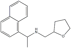 [1-(naphthalen-1-yl)ethyl](oxolan-2-ylmethyl)amine Struktur