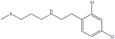 [2-(2,4-dichlorophenyl)ethyl][3-(methylsulfanyl)propyl]amine Structure