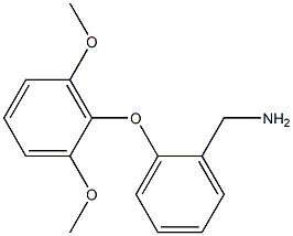 [2-(2,6-dimethoxyphenoxy)phenyl]methanamine Struktur