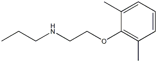 [2-(2,6-dimethylphenoxy)ethyl](propyl)amine Structure